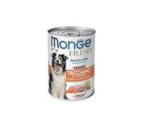 Monge Fresh Chien, nourriture complète pour chiens âgés monge fresh goût TACCHINO | 24 boîtes de 400 grammes chacune.