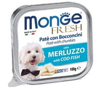 MONGE Fresh Dog - Pâté de morue - 100 g