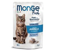 Monge Fresh Paté avec collations riches en hareng - Stérilised 85 g - 28 pièces