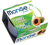 MONGE Fruit Cat Pâtée pour chat Thon avec papaye 80 g