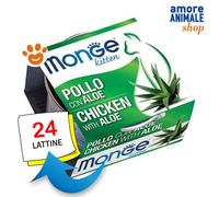 Monge Fruits Chaton Poulet & Aloe Nourriture Humide Pour Chat 80 gr