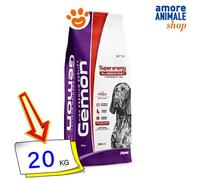 Monge Gemon Chiens Tous Races Super Énergie Avec Poulet Croquettes 20 Kg