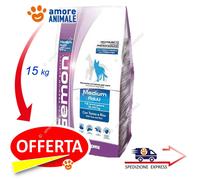 Gemon Nourriture pour Chien Adulte Taille Moyenne – Thon et Riz – 15 kg