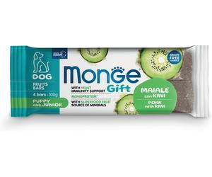 MONGE Gift Fruits Bars Puppy and Junior Wieprzowina z kiwi 100 g