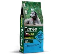 Monge Grain Free Adult 12 kg (anchois, pommes de terre et petits pois) - Croquettes SUPER PREMIUM aux anchois pour chiens adultes, monoproteico, naturel à 100%