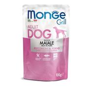 MONGE Grill - nourriture humide de porc grillé sans céréales - 100g