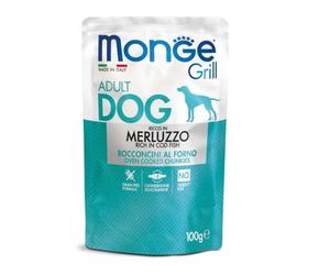 MONGE Grill - Nourriture humide morue sans céréales - 100 g