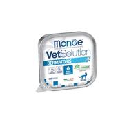 Monge humide chat Dermatosis, aliment complet pour chat adulte stérilisé avec problèmes de dermatoses | 12 boîtes de 100 grammes