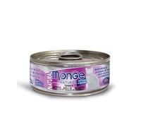 MONGE HUMIDE POUR CHATS NATUREL POULET AVEC BOEUF 6 BOITES DE 80 g
