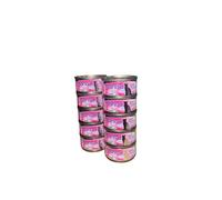 Monge Jelly Chat, Aliment complet pour chats adultes en gelée douce au goût du thon avec ALICI | 10 boîtes de 80 grammes chacune.