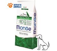 Monge Natural superpremium Croquettes Maxi pour chiens adultes 12 kg