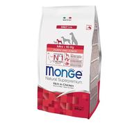 Monge Mini Chien Puppy 800 gr Aliment complet pour chiens chiots de petite taille, goût poulet | Lot de 800 grammes