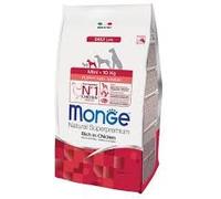 Monge Mini Chien Puppy 800 gr Aliment complet pour chiens chiots de petite taille, goût poulet | Lot de 800 grammes
