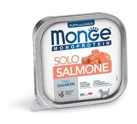 Monge Monoprotein Paté Solo Saumon Chien - Puppy and Junior 150 g - 24 pièces