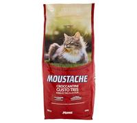 Monge Moustache Croquettes pour chat plusieurs goûts, 20 kg