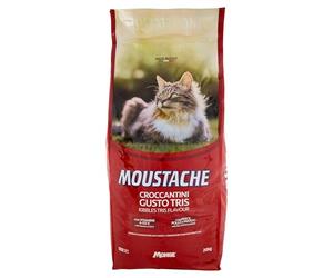 Monge Moustache Croquettes pour chat plusieurs goûts, 20 kg