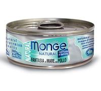 MONGE Natural Cat - Pâtée de fruits de mer et poulet - 80g