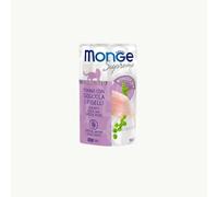Monge Natural Sachets pour chat, nourriture complète pour chats adultes et stérilisés, monge humide chat goût thon avec semelle et poils | 12 sachets de 80 grammes chacun.