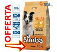 Monge Simba 20 KG Au Poulet - Croquettes Chien ^^ Aliments pour Chiens Adultes