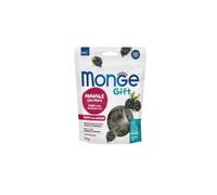 Monge Snack Dog Gift, collations pour chiens chiots de toutes tailles, goût porc avec plus, sans céréales, favorise le soutien immunitaire | | 3 paquets de 150 grammes chacun.