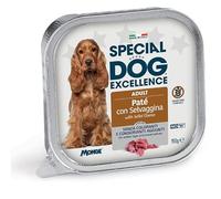 Monge Special Dog Excellence Paté, humide sans conservateurs, sans colorants pour chiens de toutes tailles goût SAUVAGAGE | 12 bacs de 150 grammes chacun.