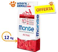 Monge Superpremium Tout Breeds Adult Active Avec Poulet 12 KG Pour Chiens Très