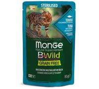 Monge Thon stérilisées et crevettes et légumes grains libre | 85 gr