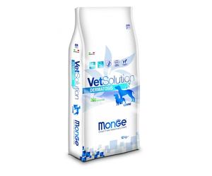 MONGE Vet Solution Dog Dermatosis - Croquettes vétérinaire pour chiens à la peau sensible - 12 kg