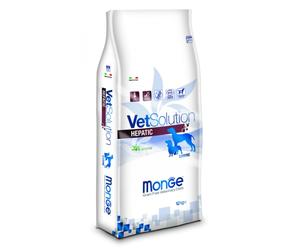 MONGE Vet Solution Dog Hepatic - Croquettes vétérinaires pour soutenir la fonction hépatique - 12 kg