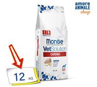 Monge VetSolution CARDIAC 2 / 12 Kg Pour Chiens Soutien De La Fonction Cardiaque