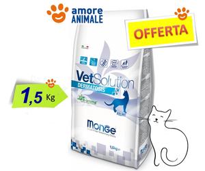 Monge VetSolution Cat Dermatosis 1,5 kg Croquettes pour Chat, Chats