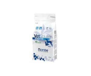 Monge Vetsolution Dermatosis Chien All Breeds 2 kg, aliment complet pour chiens de toutes tailles souffrant d'intolérances alimentaires, 2 kg.