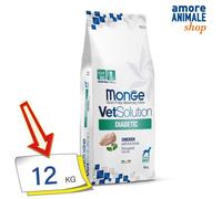 Monge Vetsolution Diabetic 2/12 KG pour Chiens Contrôle L'Lors de Glucose