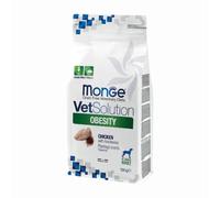Monge Vetsolution Obesity Dog All Breeds 12 kg, aliment complet pour chiens de toutes tailles pour réduire l'excès de poids corporel, 12 kg.
