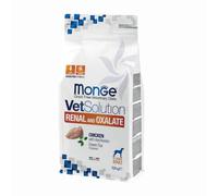 Monge Vetsolution Renal Oxalate Chien All Breeds 12 kg, aliment complet pour chiens de toutes tailles avec insuffisance rénale, 12 kg.