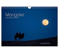 Mongolei - imposantes Land (Wandkalender 2026 DIN A4 quer), CALVENDO Monatskalender: Eine fotografische Reise durch ein faszinierendes Land