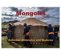Mongolie - entre Moyen Âge et modernité, Version française (Calendrier mural 2026 DIN A3 portrait), Calendrier CALVENDO mensuel