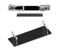 mongtsamz Support Katana, Support Sabre, Supports Pour Arme Acrylique, Support Multifonctionnel Pré-Assemblé Pour éPéEs, Dagues, Bastions, éPéEs Laser Et Objets de Collection (Fond Noir)