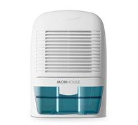 MONHOUSE Deshumidificateur 1500 Ml Absorbeur D humidite Portable - Mini Deshumidificateur D air Pour La Maison, La Chambre A Coucher, La Voiture, Le Bureau - Demoulant electrique - Blanc Et Bleu