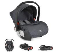 Moni coque bébé Trio Set avec base Isofix Royal, i-Size (40-87cm), adaptateur, coloris:gris