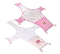 Moni filet baignoire bébé 8854 clips plastique, insert baignoire dès naissance, coloris:rose