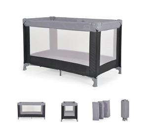 Moni Lit de voyage, parc Solo Matelas pliant, sac de rangement, pliable, coloris:gris clair