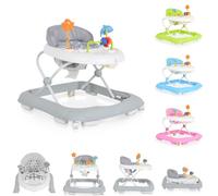 Moni, marchette pour bébés Eko, réglable en hauteur, assise rembourrée, coloris:gris