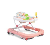 Moni marchette Zoo 2 en 1 centre de jeux roues pivotantes à l'avant dossier haut, coloris:rose