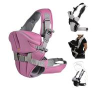 Moni, porte-bébé, Carry go 2 en 1, ventre et hanche, de 3 mois à 1 an, coloris:rose