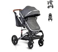 Moni poussette Gala nacelle, siège sport, cabriolet, sac à couches, réversible, coloris:noires