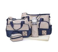 Moni, sac à langer Stella, set avec tapis à langer, sac isotherme pour biberons, coloris:bleu