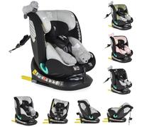 Moni, siège enfant i-Size Serengeti (40-150cm) Isofix, coussin pour la nuque, coloris:Gris