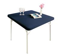 Monibana Petite Nappe Carrée Ajustée en Élasthanne Extensible pour Table d'Appoint 61 x 61 cm