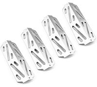 MONIBAQ Déflecteurs de chaleur de rechange pour Weber Genesis II E410 S410 Genesis LX E440 Series, pièces de rechange pour barbecue à gaz Weber Genesis 4 II E/S-415, E/S-435, LX S440, 66041